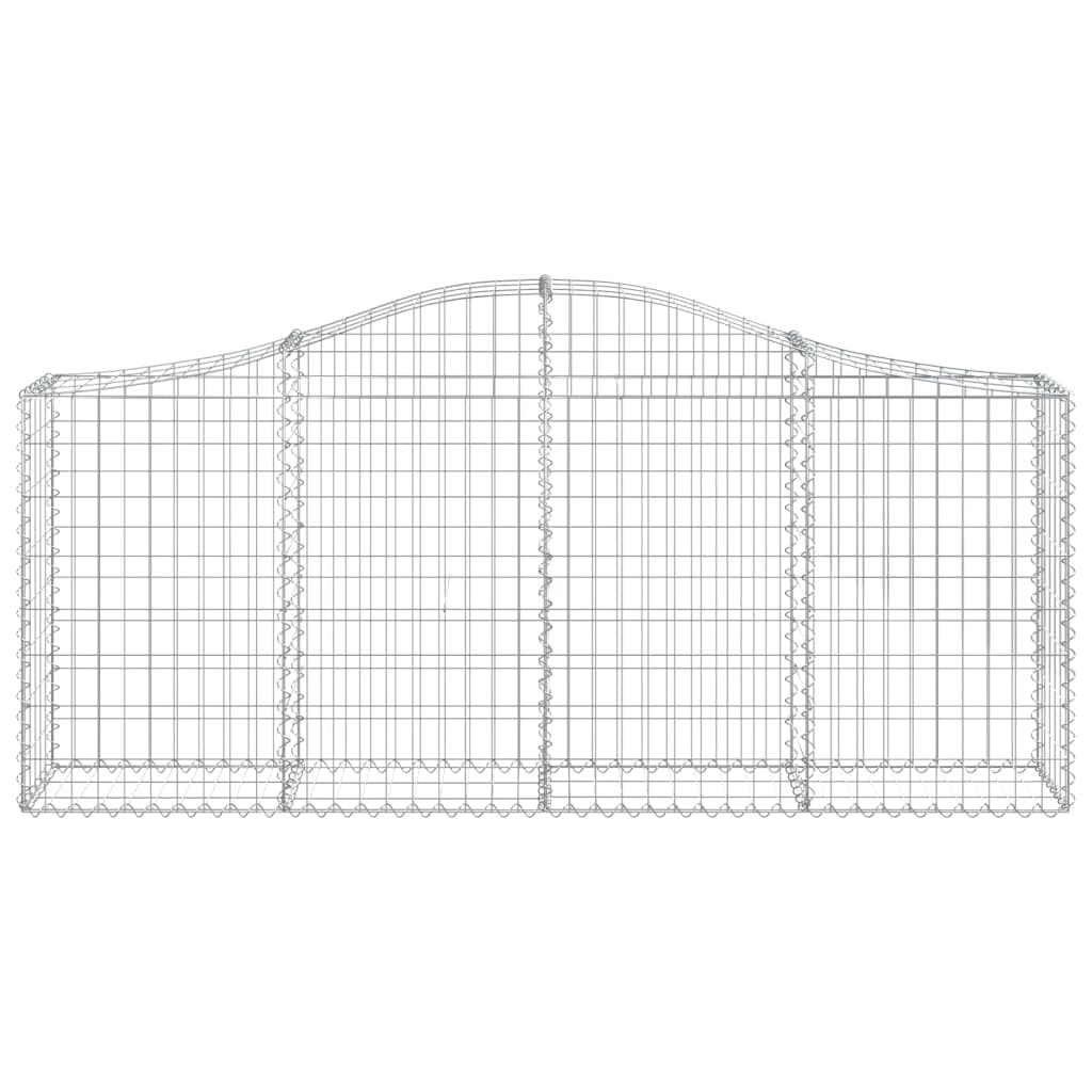 Gabion mit Hochbogen aus verzinktem Eisen
