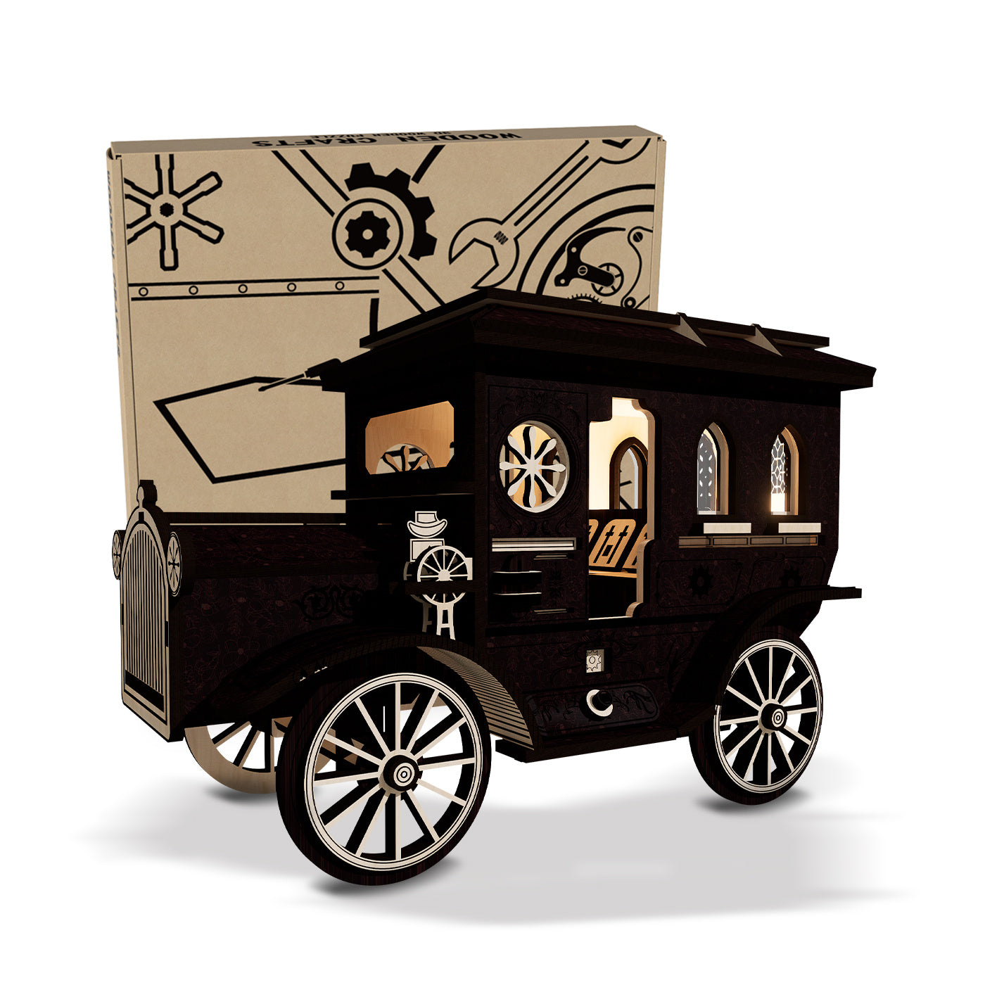 Magisches Holzauto