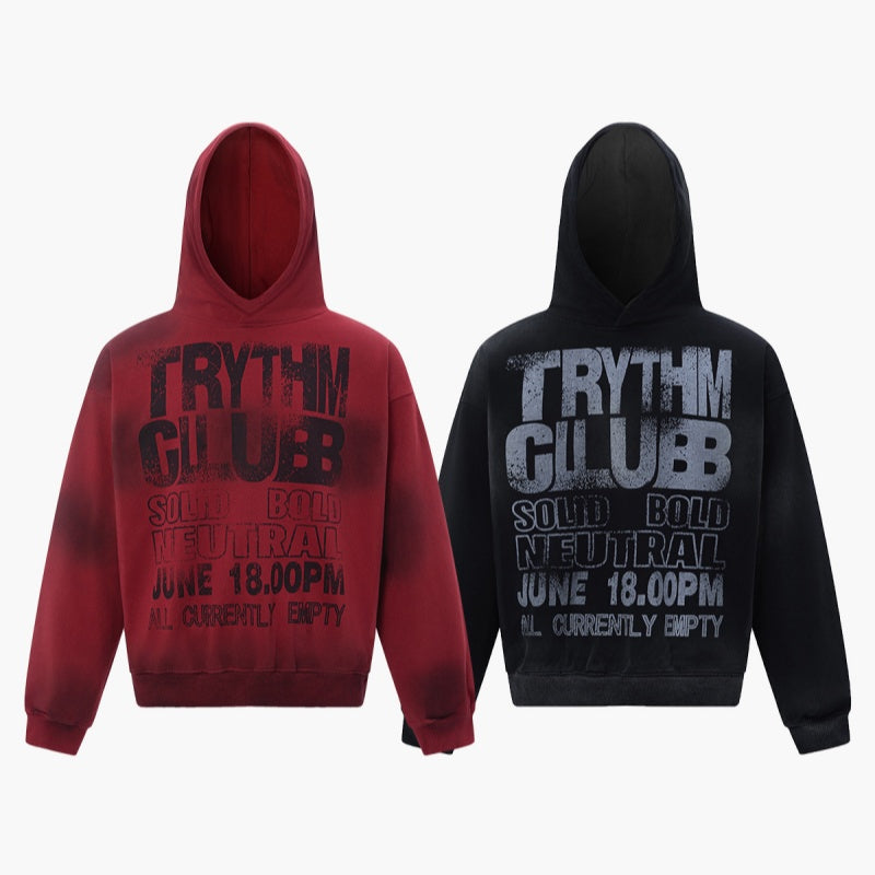 Letterprint-Hoodie