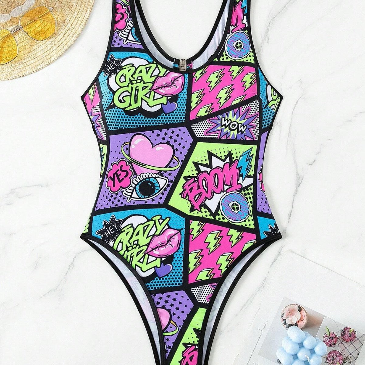 Stil Bedruckter Jumpsuit Damen