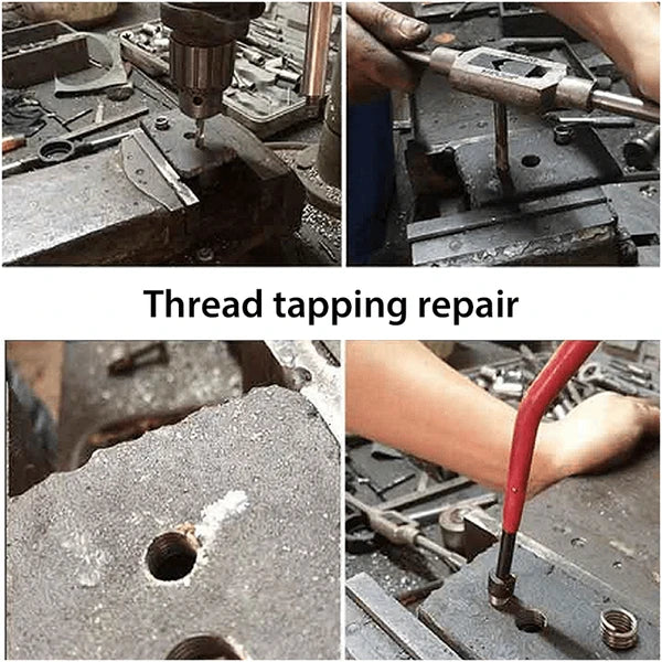 131 Sets Of Screw Repair Tools, Tap Drill Bits Set - 131 Sets Of Tap Combination Set M5-12