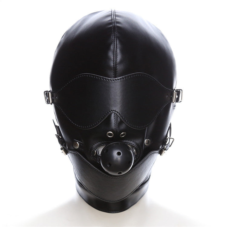 Bondage Ledermaske