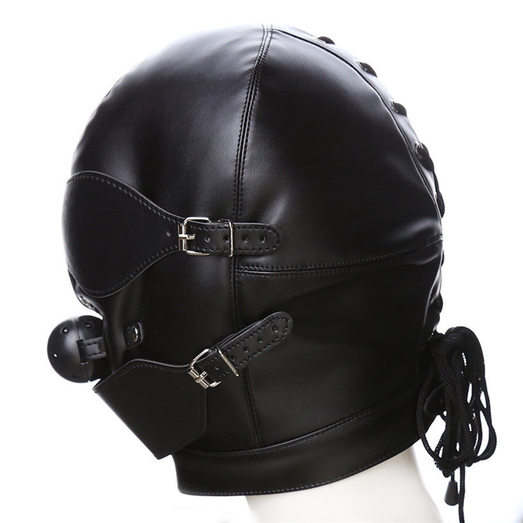 Bondage Ledermaske