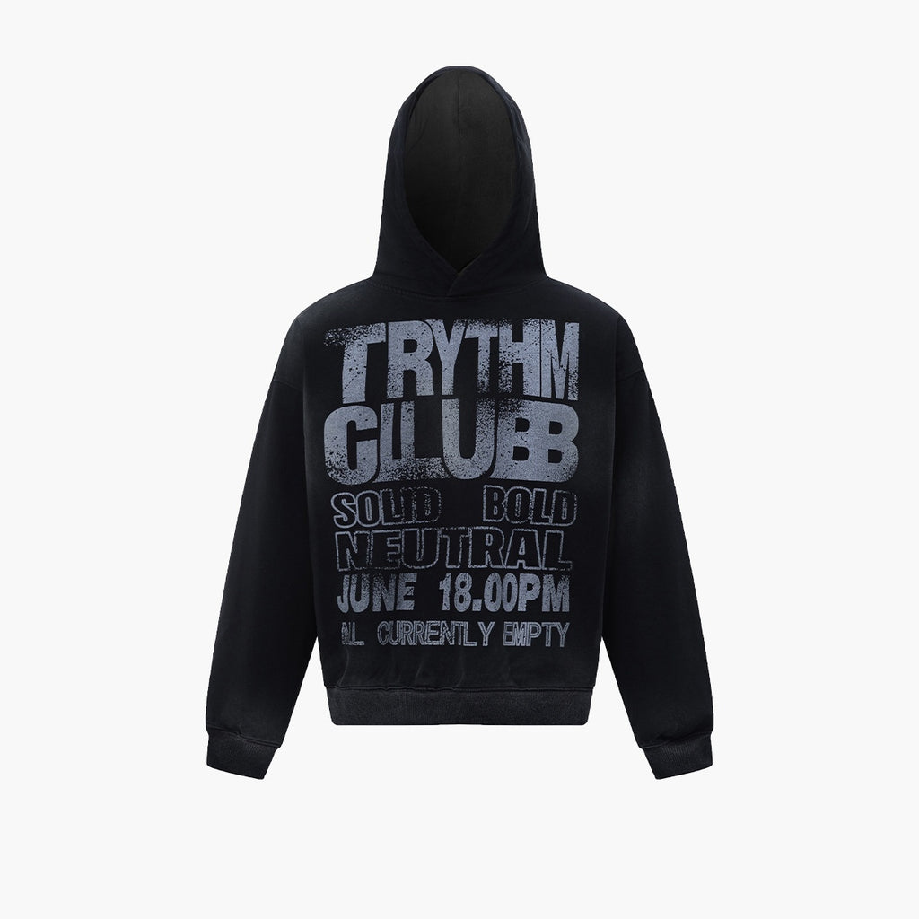 Letterprint-Hoodie