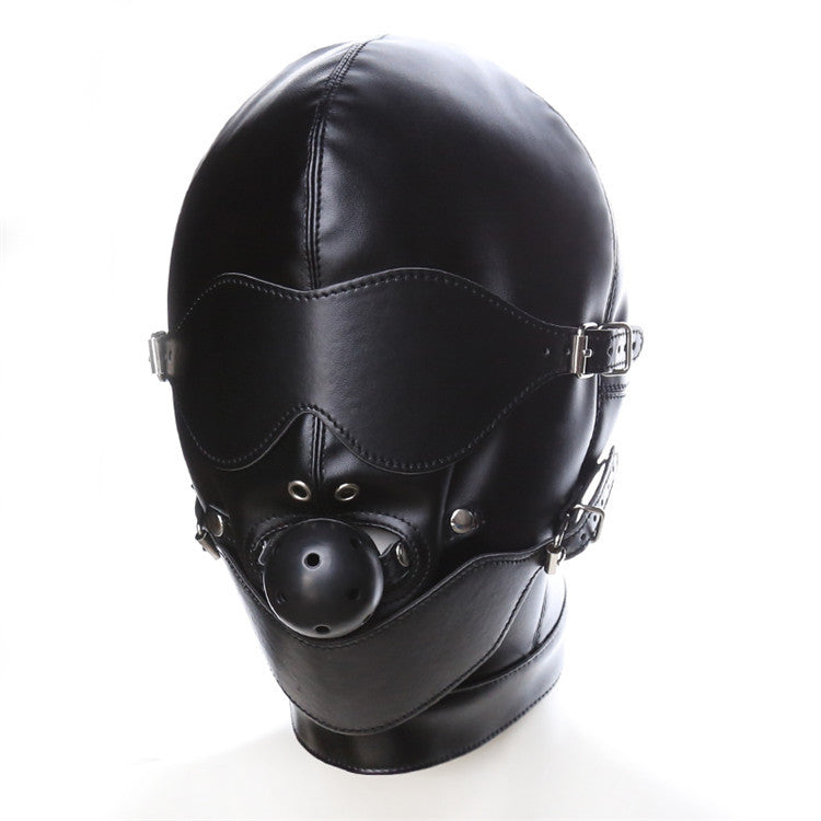 Bondage Ledermaske