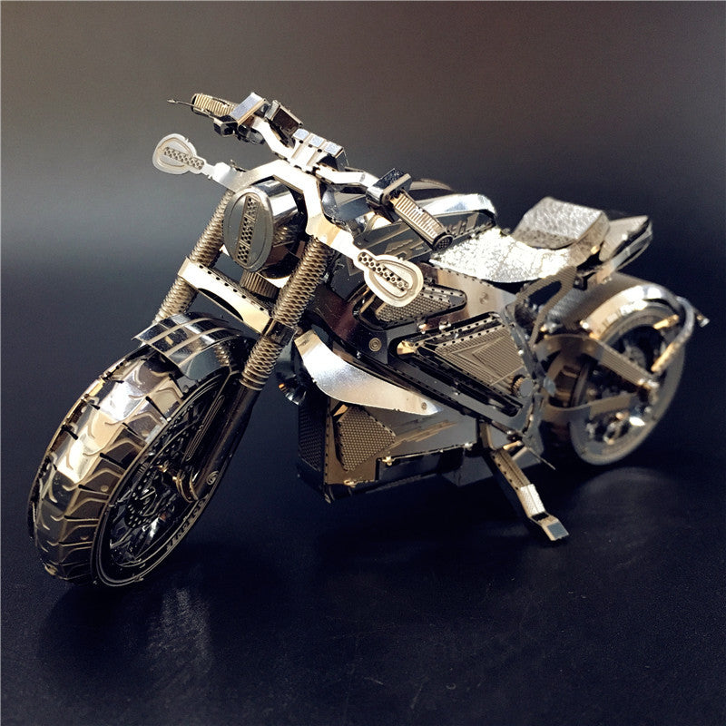 Metall-Motorrad-Puzzle