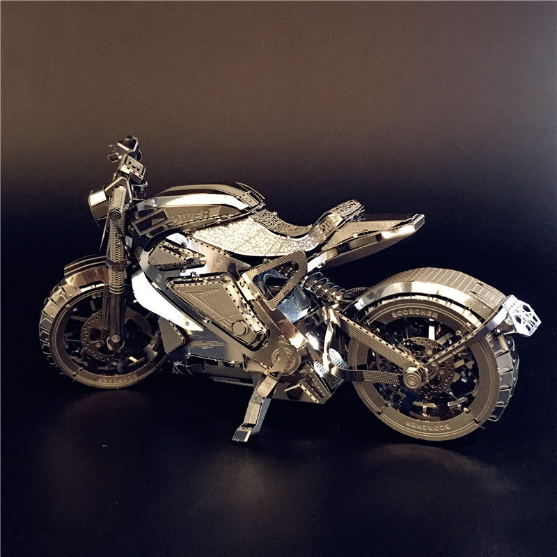 Metall-Motorrad-Puzzle