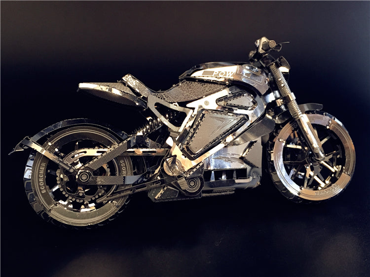 Metall-Motorrad-Puzzle