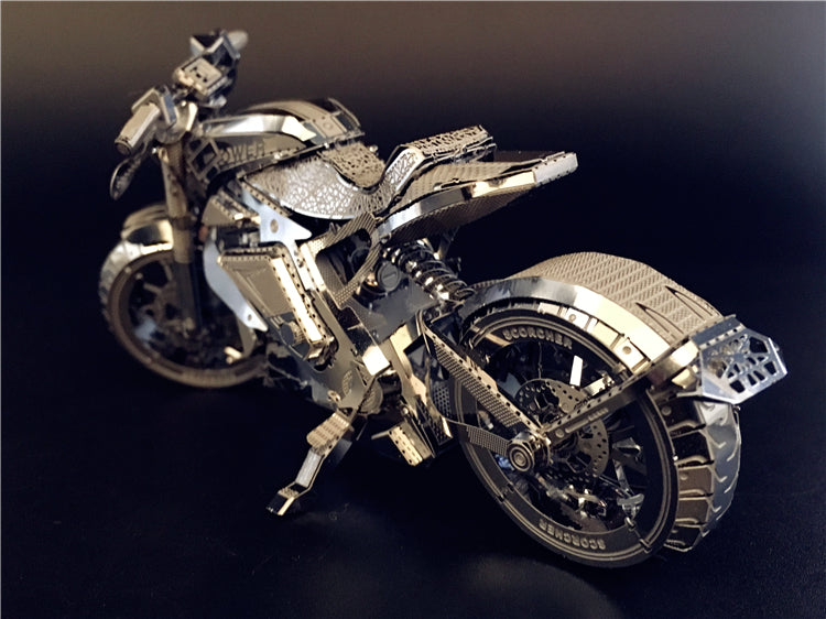 Metall-Motorrad-Puzzle