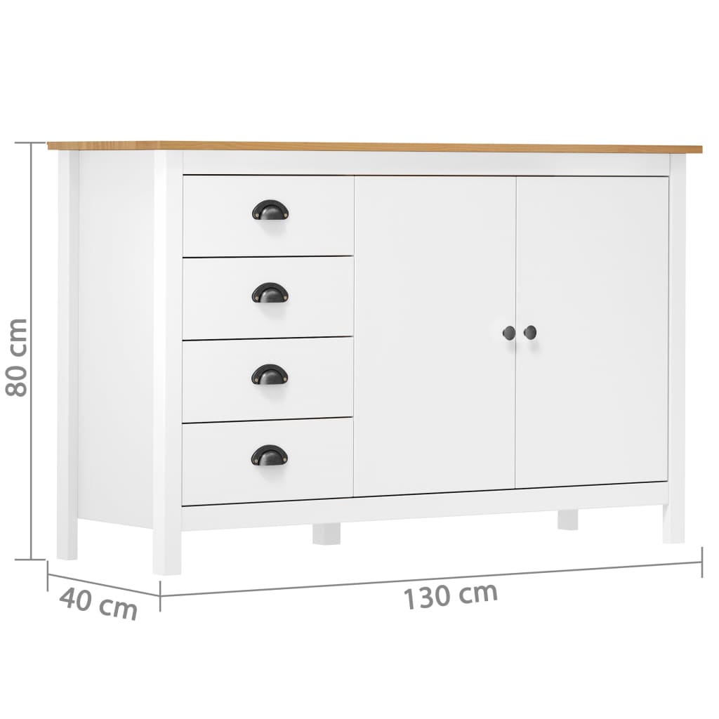 Sideboard Hill ,  massives Kiefernholz