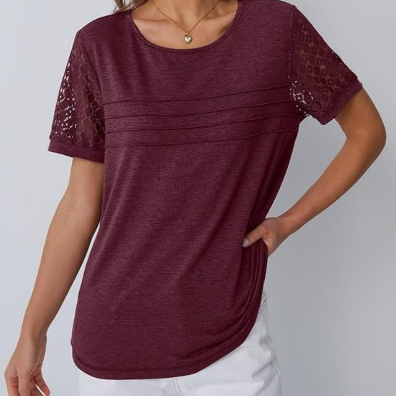 T-Shirt im  Resort-Stil – Casual in 6 Farben