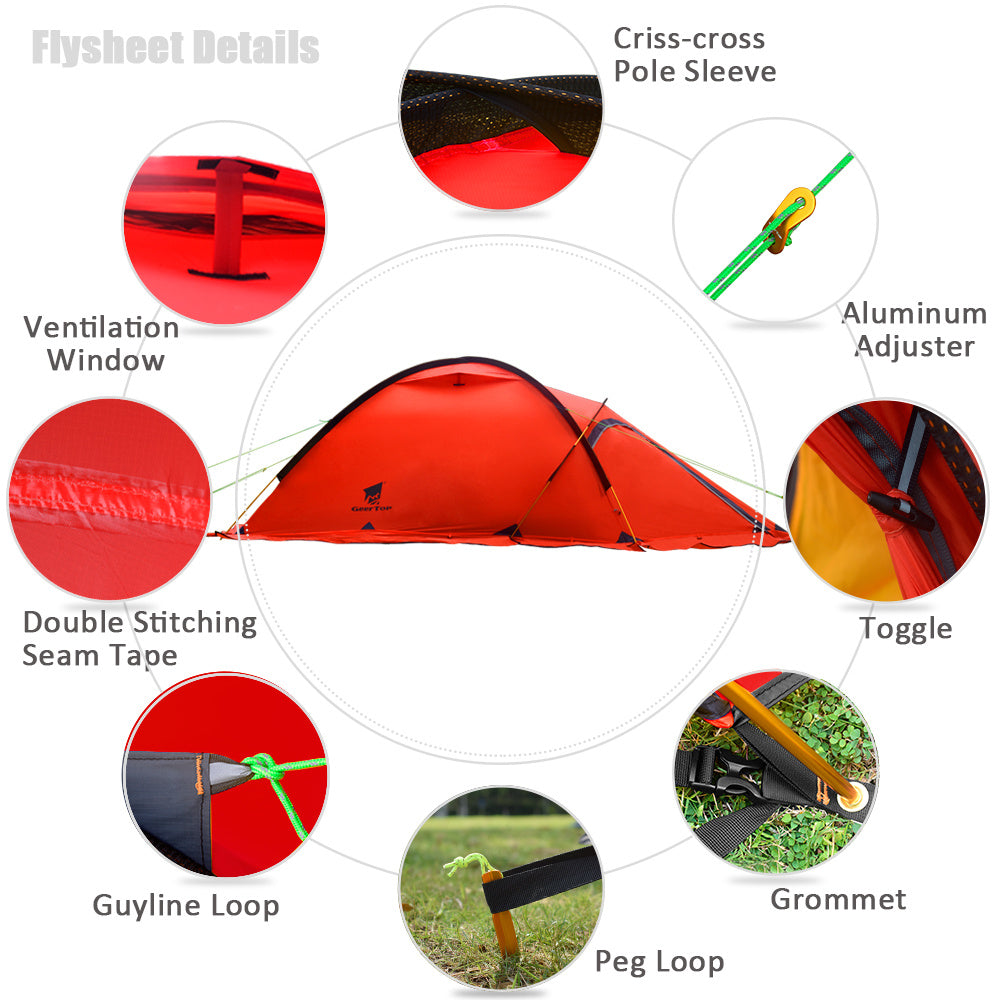 Zwei Personen Light Mountain Climbing Outdoor Zelt