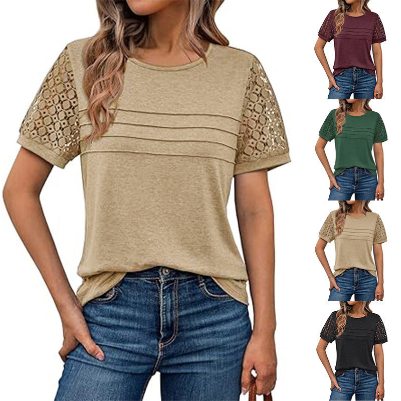 T-Shirt im  Resort-Stil – Casual in 6 Farben