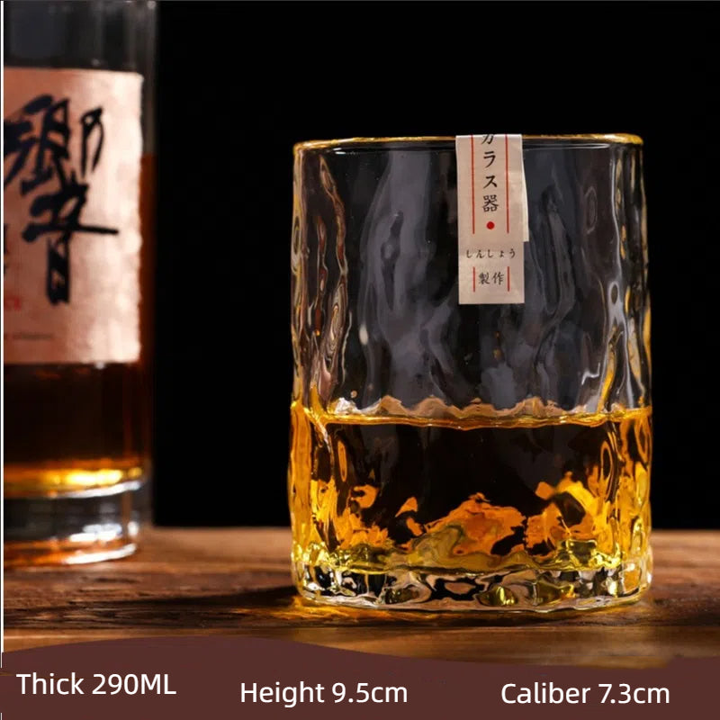 Handgemachtes japanisches Eismuster Glas