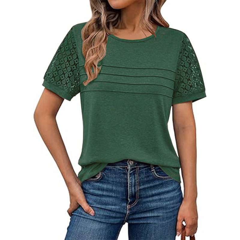 T-Shirt im  Resort-Stil – Casual in 6 Farben