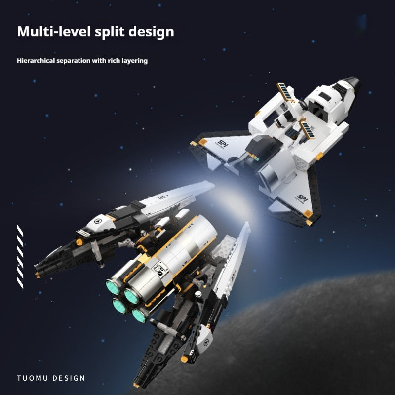 Space Shuttle Bausatz aus Konstruktionssteinen