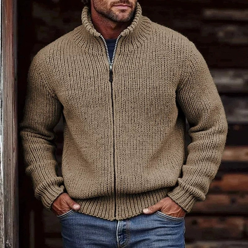 Herren-Pullover mit Reißverschluss