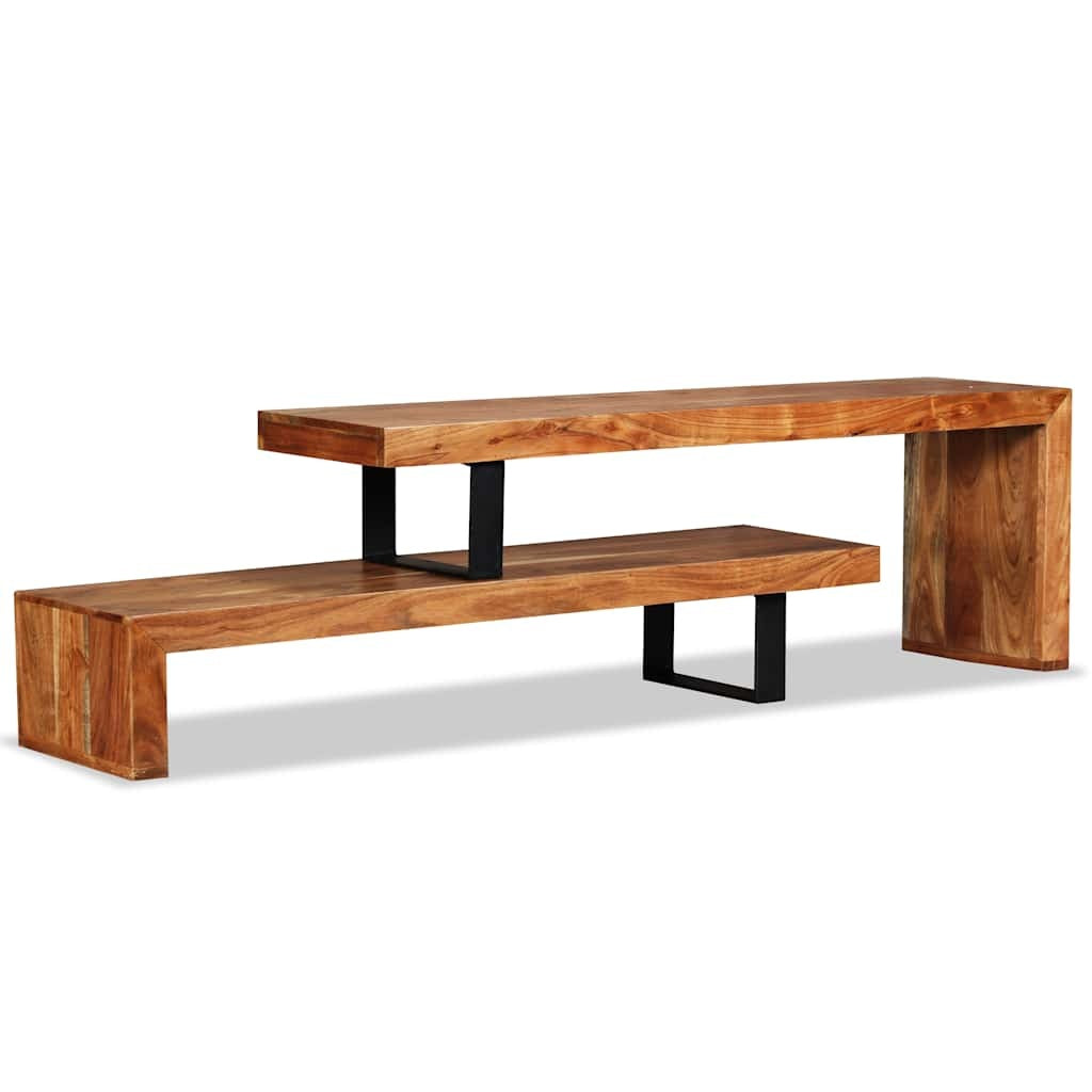 TV-Schrank aus massivem Akazienholz oder Mangoholz erhältlich