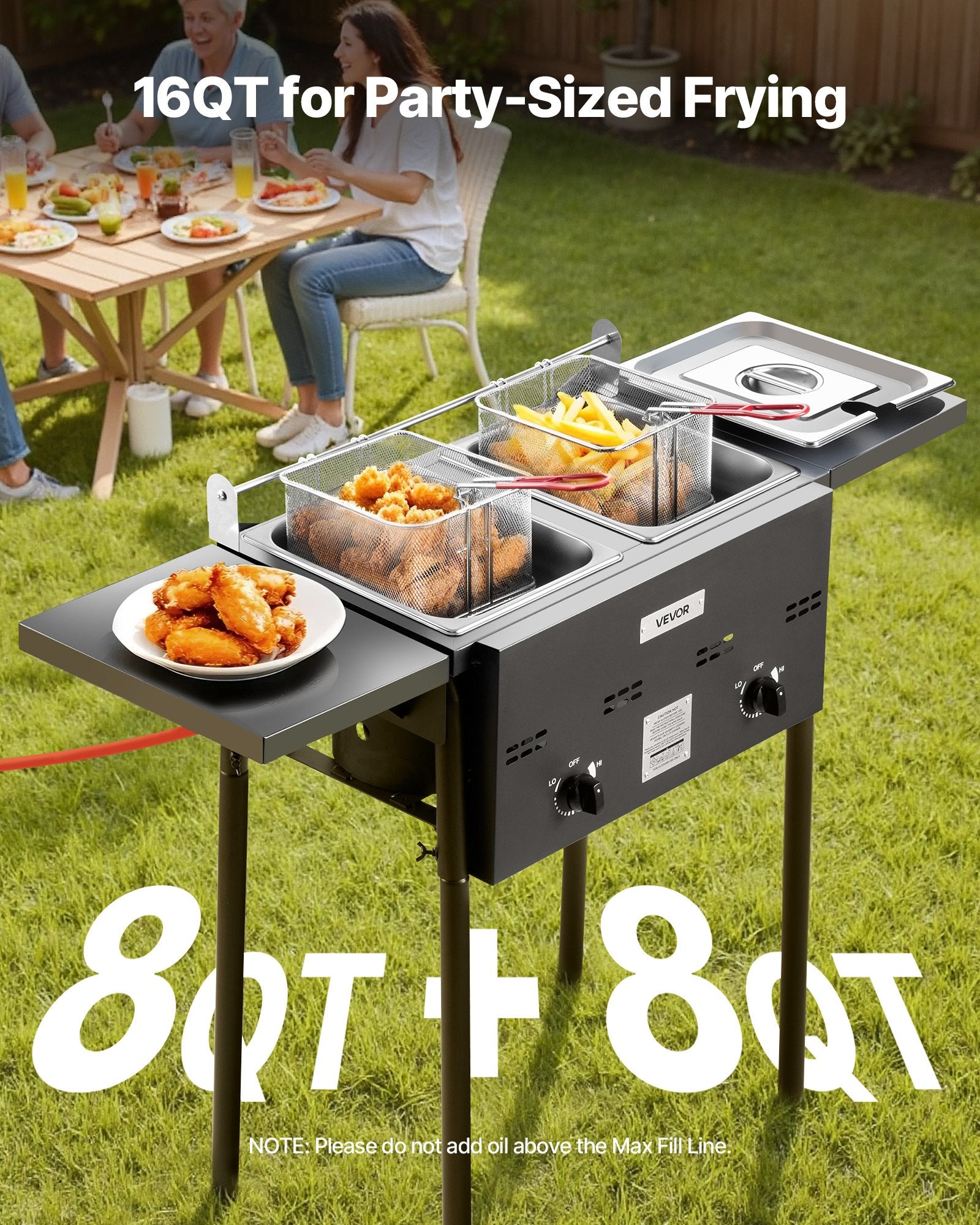 Propan-Fritteuse Outdoor , Standfritteusen