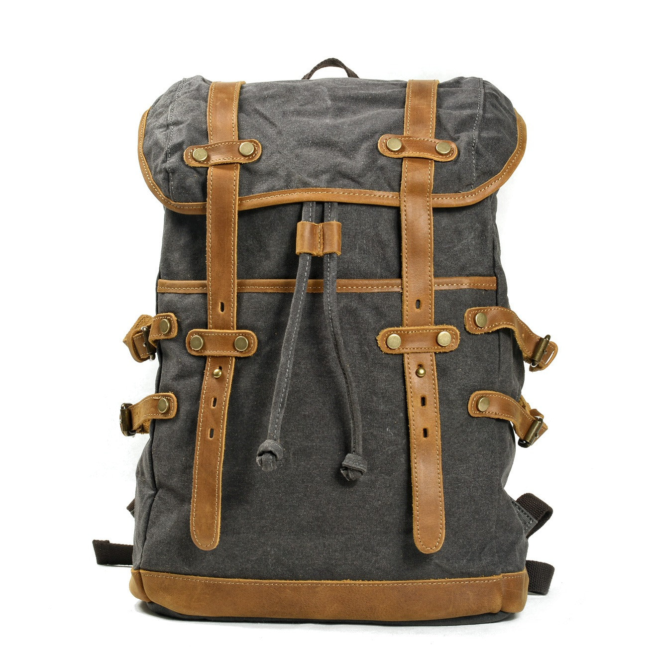 Canvas-Herrentasche Freizeit-Schulter-Rucksack
