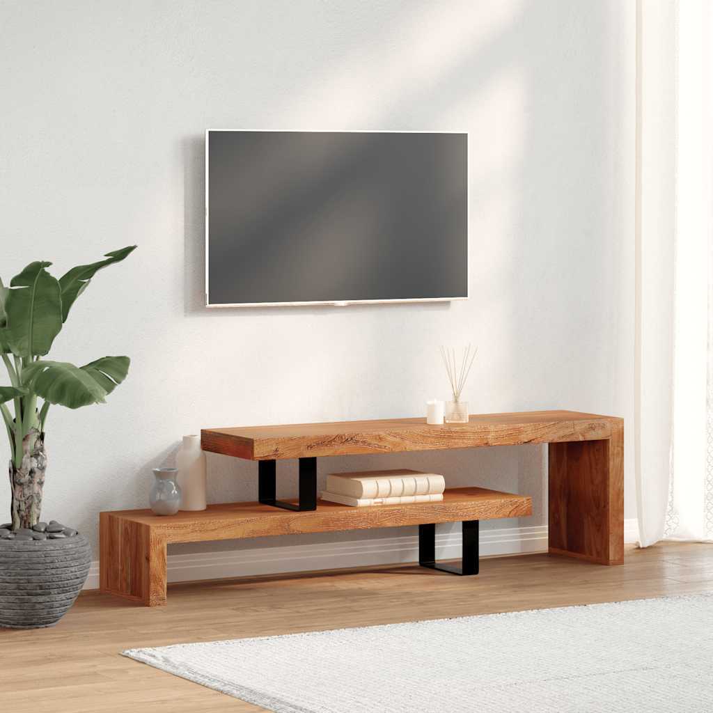 TV-Schrank aus massivem Akazienholz oder Mangoholz erhältlich