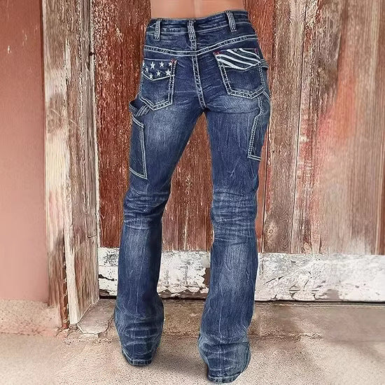 Summer Casual Slim-Fit Bootcut Pants