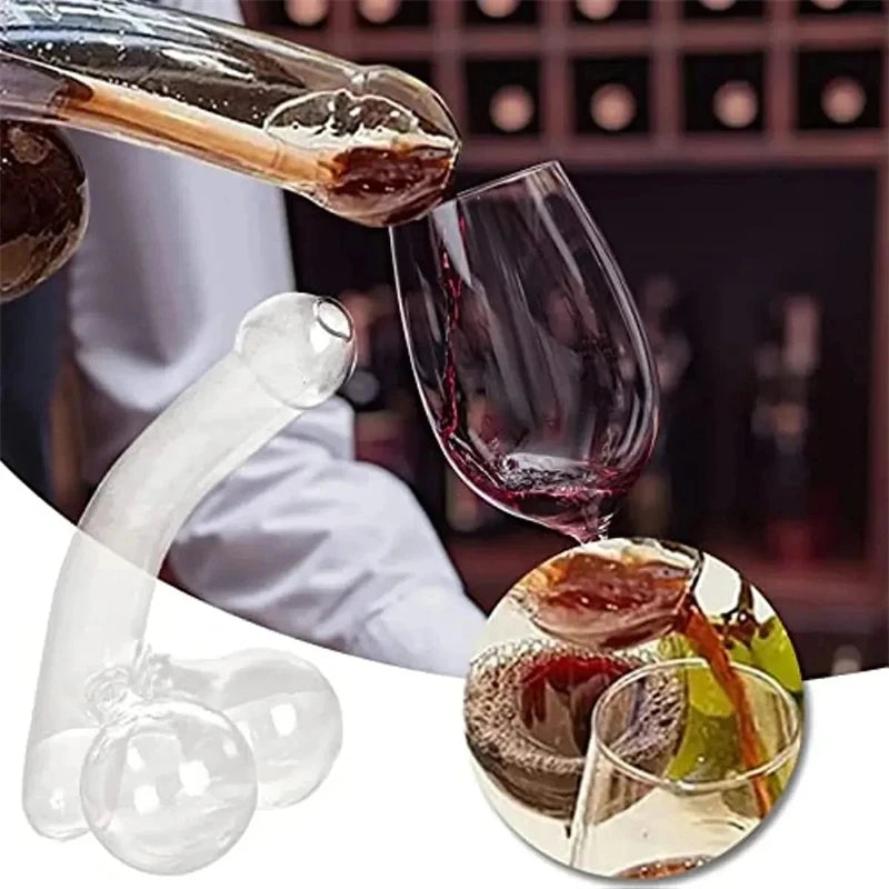 Kreativer Whiskey und Rotwein Dekanter aus Glas mit hohem Borosilikat Gehalt