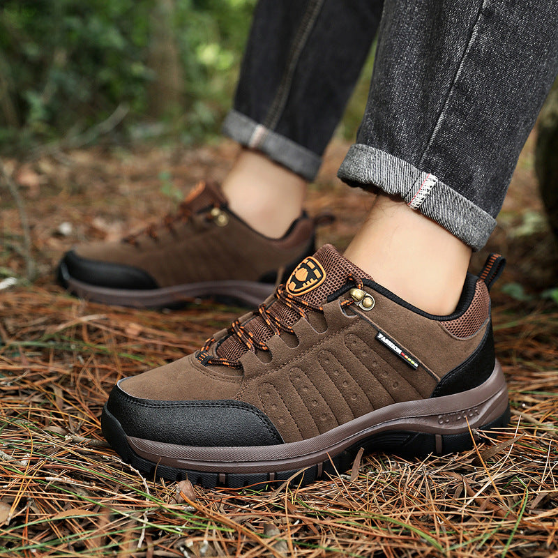 Herren- und Damen-Herbstwinter-Lederwanderschuhe