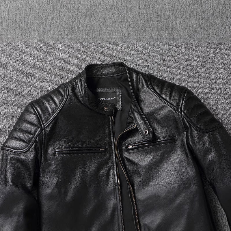 Copersian - Lederjacke in Schwarz oder Braun