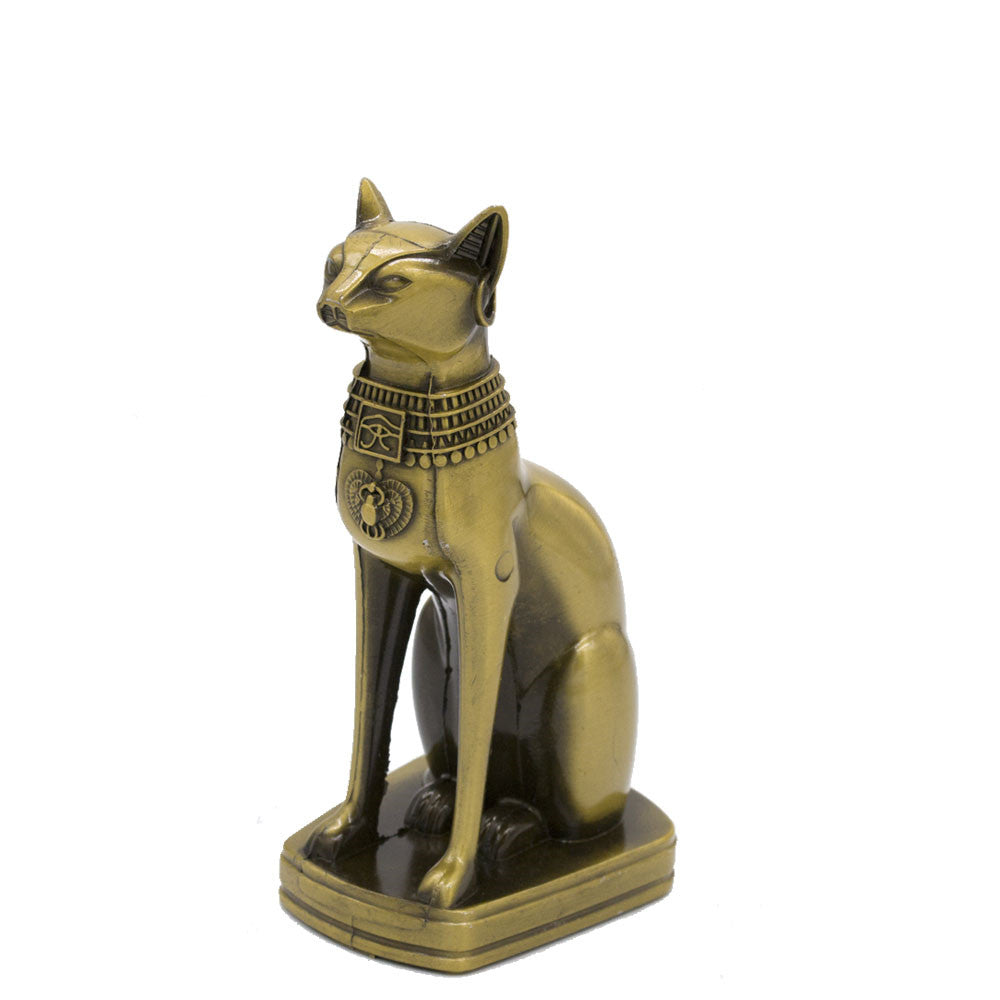 Metalldekoration - Katze Ägyptischer Steele oder Glockenturm , italienischer Steele