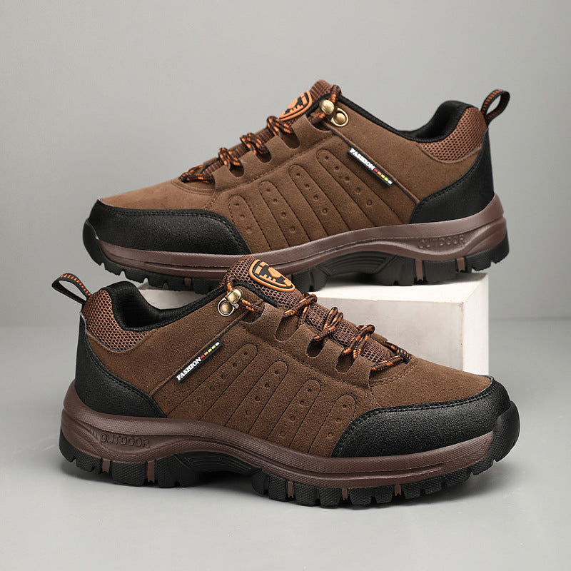 Herren- und Damen-Herbstwinter-Lederwanderschuhe