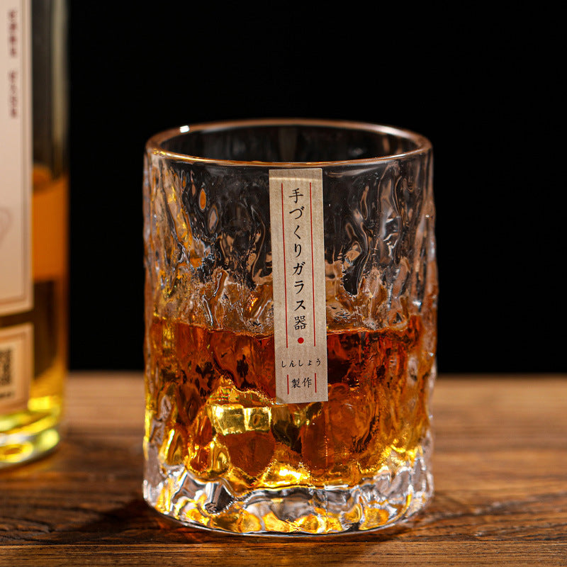 Handgemachtes japanisches Eismuster Glas