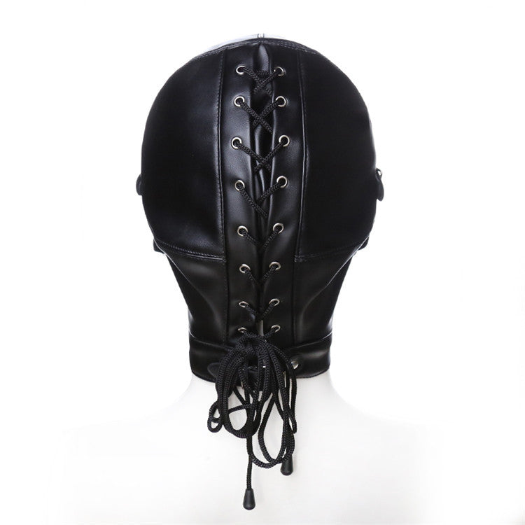 Bondage Ledermaske