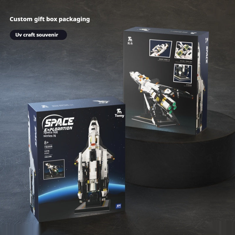 Space Shuttle Bausatz aus Konstruktionssteinen