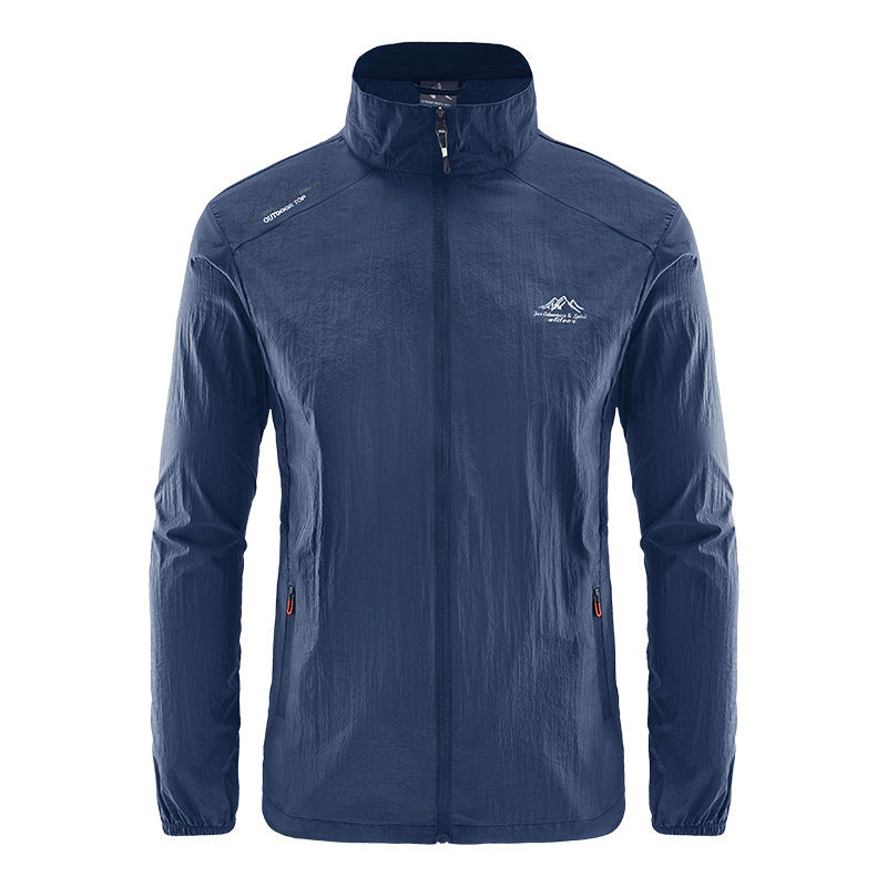 Jacke aus atmungsaktive Sonnenschutzkleidung aus Eisseide