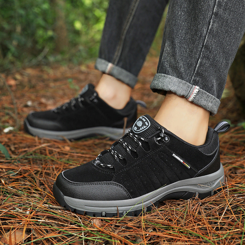 Herren- und Damen-Herbstwinter-Lederwanderschuhe