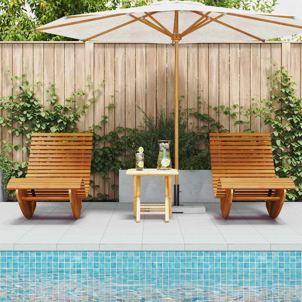 2 x Swing Sun Loungers
