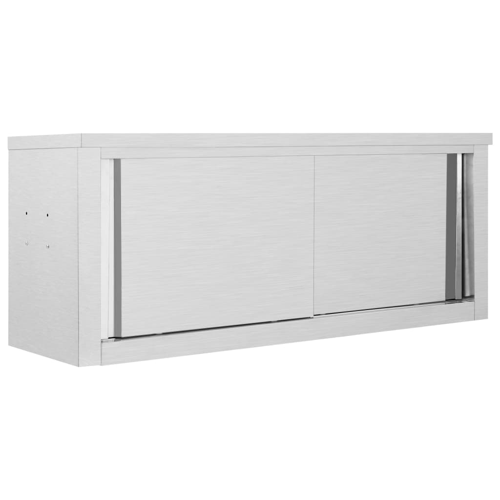 Wandmontierbarer Schrank mit schiebbaren Türen