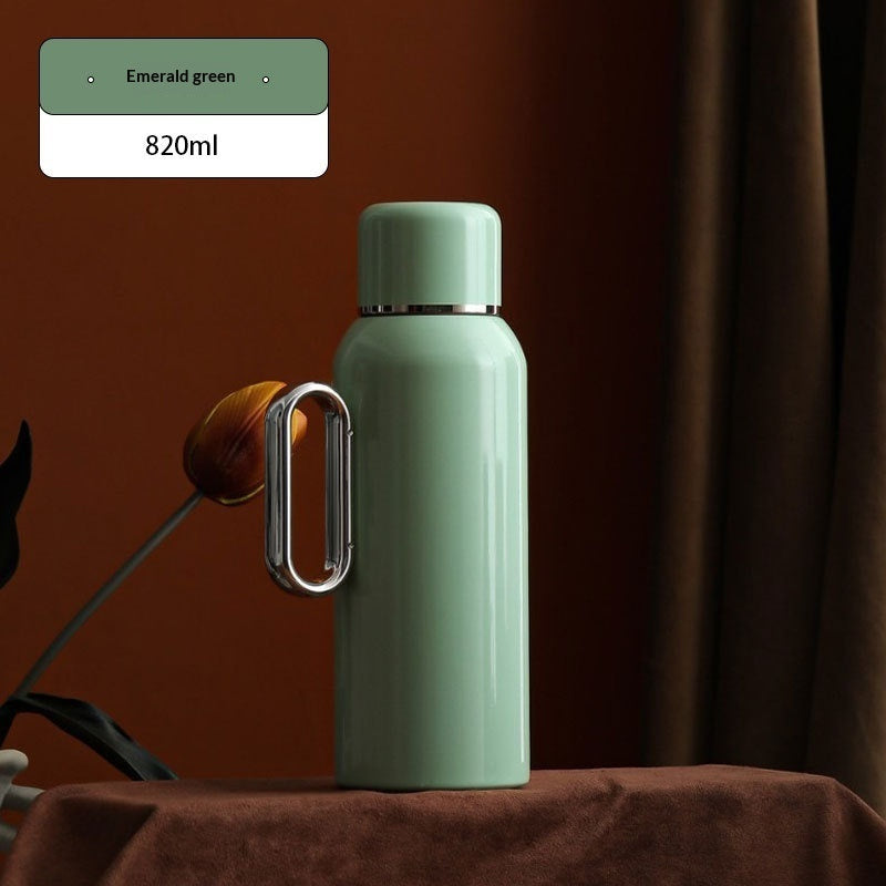 Isolierte Flasche mit Thermostatanzeige