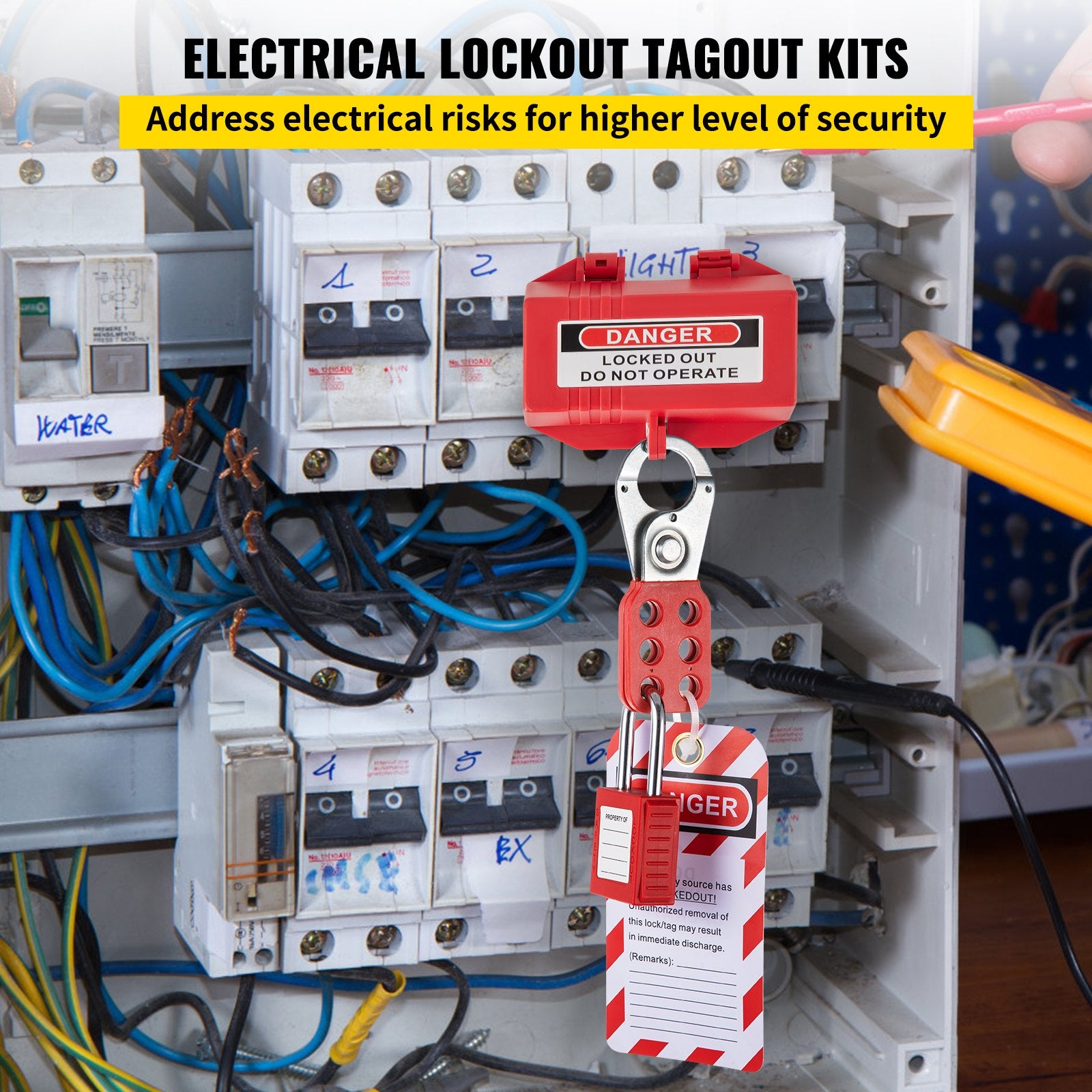 42-teiliges Lockout-Tagout-Kits