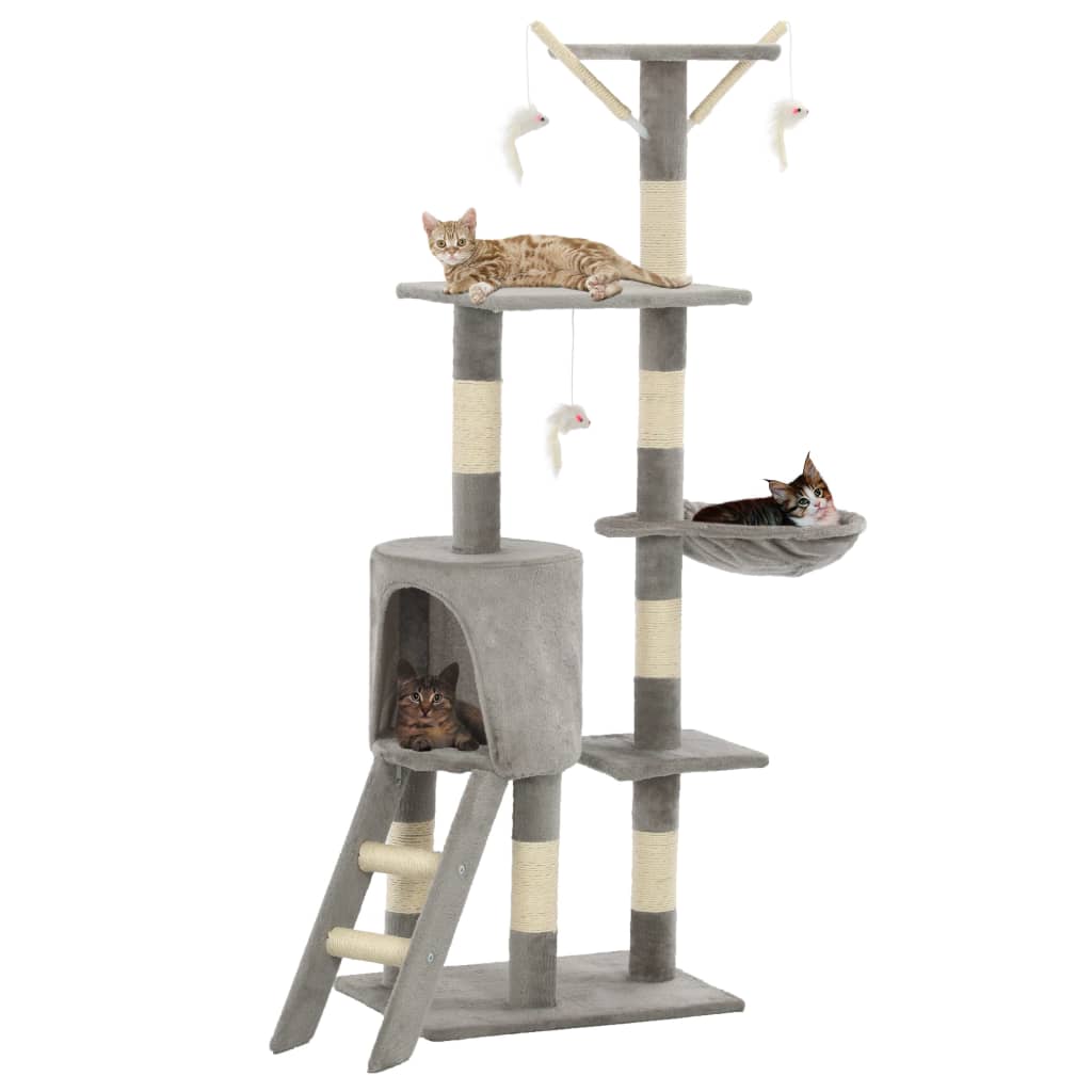 Katzenkratzbaum mit Sisalpfosten