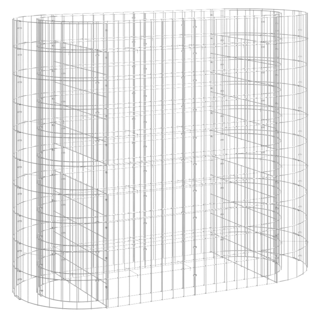 Gabion Hochbeet aus verzinktem Eisen