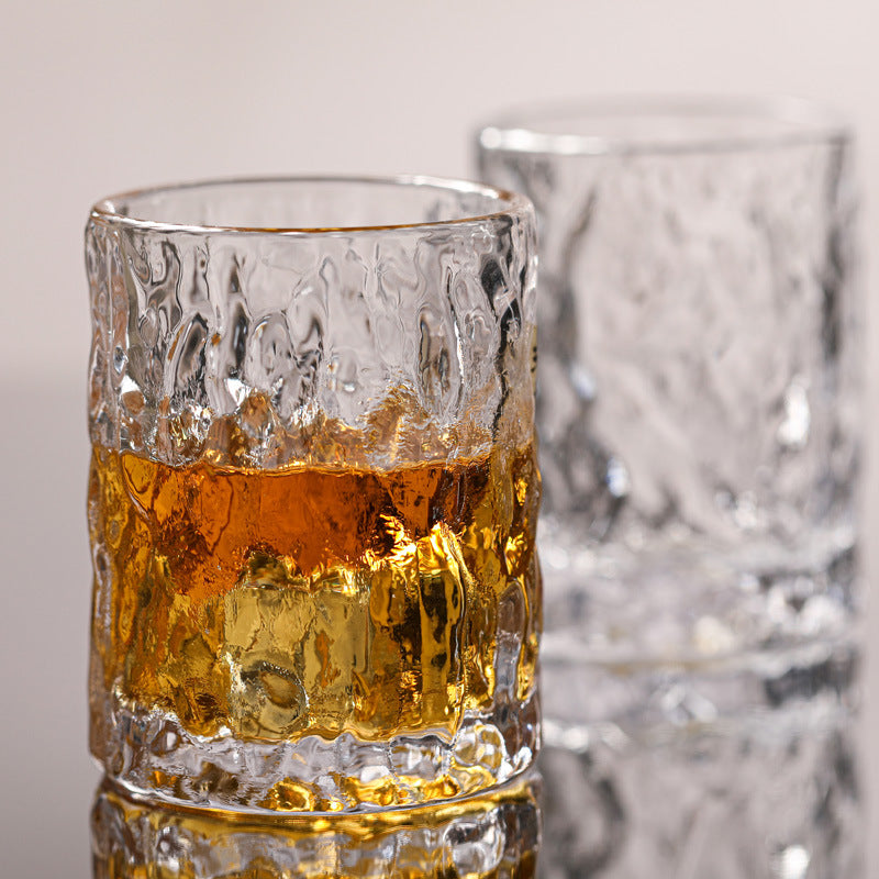 Handgemachtes japanisches Eismuster Glas