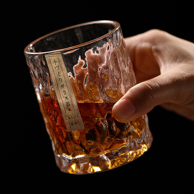 Handgemachtes japanisches Eismuster Glas