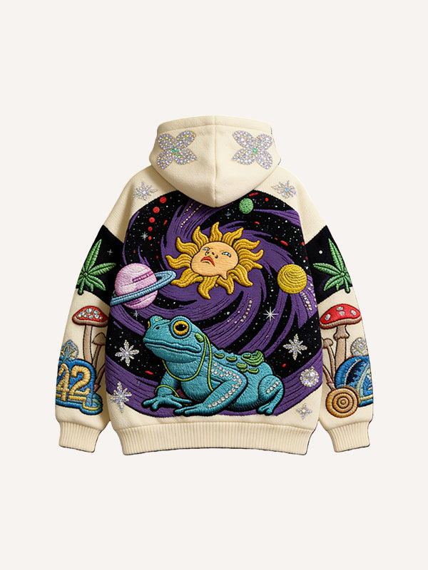 Pullover mit locker sitzendem Hoodie