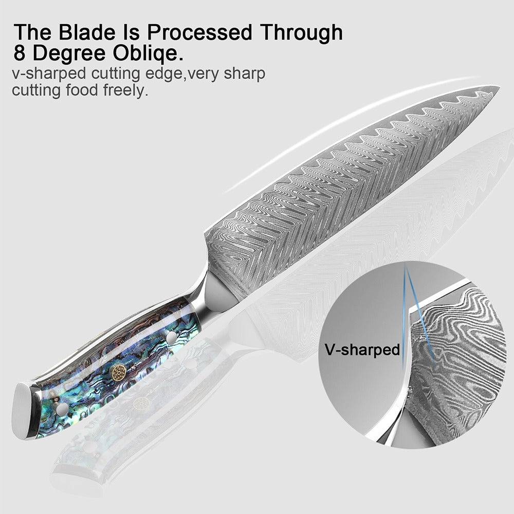 XITUO Damascus Stahl-Kochmesser