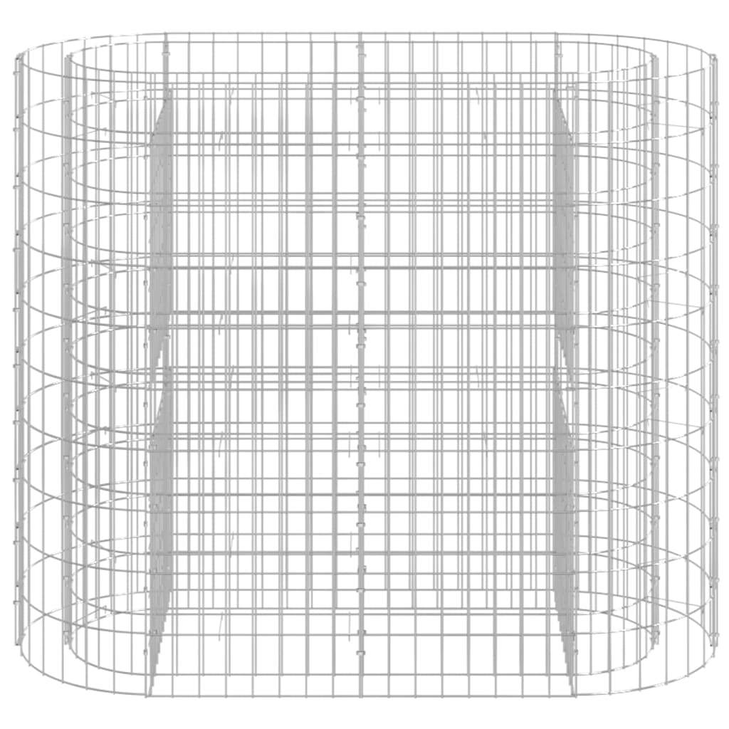 Gabion Hochbeet aus verzinktem Eisen