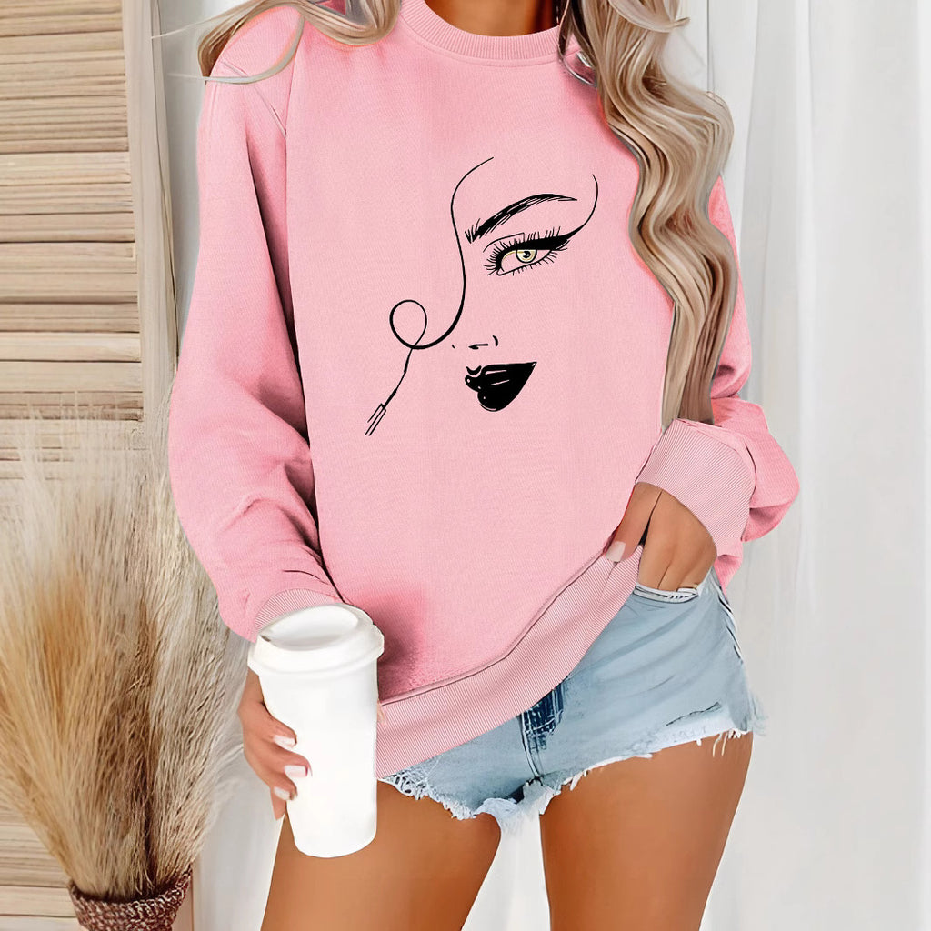 Pullover mit Druck
