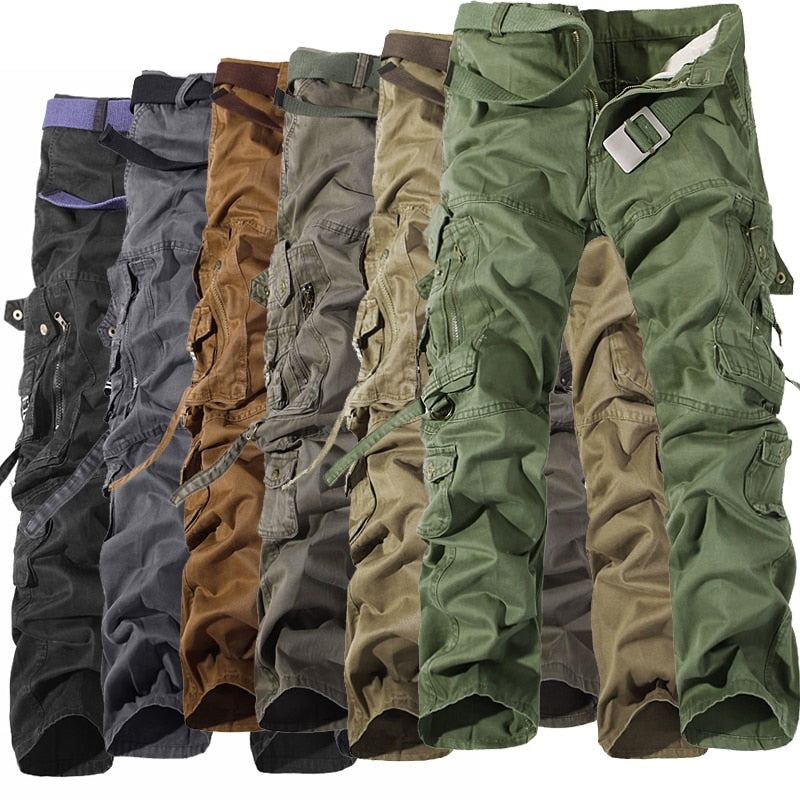 Mehrtaschen Hose in 6 Farben