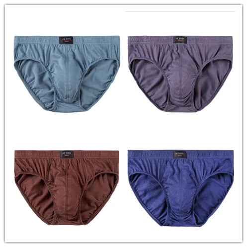 4er-Set Baumwoll-Herren-Slips Unterhosen